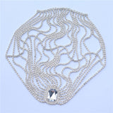 Multilayer Rhinestone Head Chain Gem Crystal Hair Jewelry