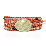 Natural Stones Wrap Bracelet Bohemia Jewelry