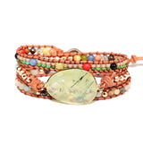 Natural Stones Wrap Bracelet Bohemia Jewelry