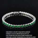Pink Green Round Bracelet Bangle for Women Gift S6792