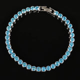 Pink Green Round Bracelet Bangle for Women Gift S6792