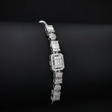 Silver Bracelet Bangle Women Christmas Gift S019