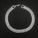 Tennis Silver Bracelet Bangle For Women S5439