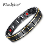Men's Magnetic Power Stainless Steel Charm Bracelet