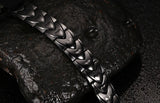 Men Stainless Steel Magnetic Health Chain Bracelet Bangle