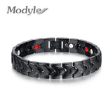 Men Stainless Steel Magnetic Health Chain Bracelet Bangle