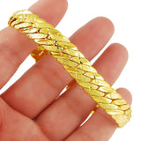 24k Link Chain Bracelet for Men and Women