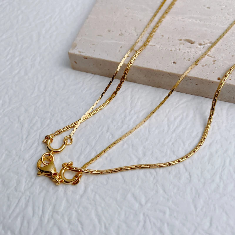 Multilayer Vintage Oval Pendant Necklace Titanium Steel Natural Stone Necklace