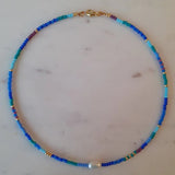 Colorful Freshwater Pearl Necklace Glass Beads