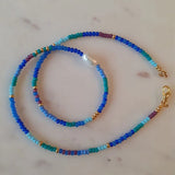 Colorful Freshwater Pearl Necklace Glass Beads