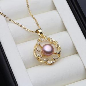 Natural Pearl Pendant For Woman,Trendy Freshwater Pearl Necklace Mother Gift
