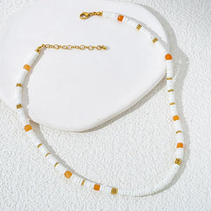Natural Shell Necklace Beads Choker Neck Beach Femme Jewelry Boho Accessories
