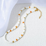 Natural Shell Necklace Beads Choker Neck Beach Femme Jewelry Boho Accessories