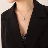 Avocado Droplet Jewelry Set Stainless Steel Accessories