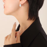 Avocado Droplet Jewelry Set Stainless Steel Accessories