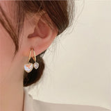 Mermaid Pearl Earrings Elegant Temperament Daily Jewelry