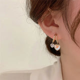 Mermaid Pearl Earrings Elegant Temperament Daily Jewelry