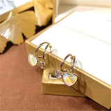 Mermaid Pearl Earrings Elegant Temperament Daily Jewelry