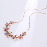 Austrian Crystal Necklace - Fine Women's Jewelry for Christmas Party