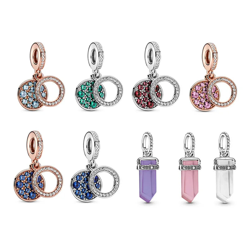 Multicolored Crystal Beads Charm for Pan Lady Bracelet