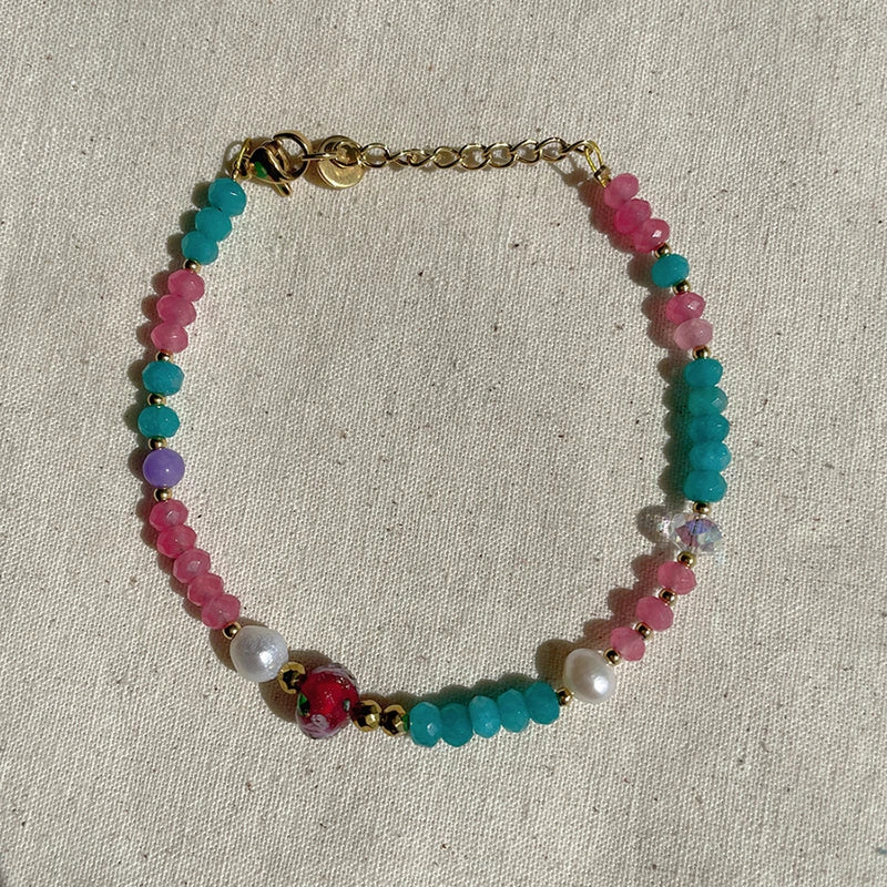 18K Filled Pearl Bracelet for Women, Christmas Gift