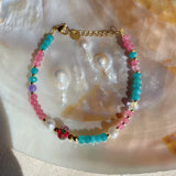 18K Filled Pearl Bracelet for Women, Christmas Gift