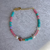 18K Filled Pearl Bracelet for Women, Christmas Gift