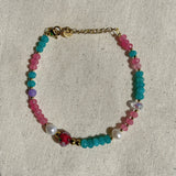 18K Filled Pearl Bracelet for Women, Christmas Gift