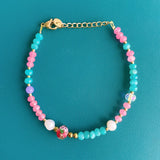 18K Filled Pearl Bracelet for Women, Christmas Gift