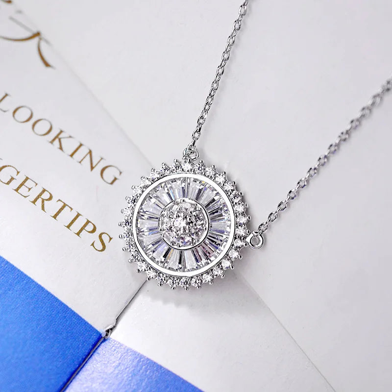 Austrian Crystal Necklace Fine Jewelry For Women