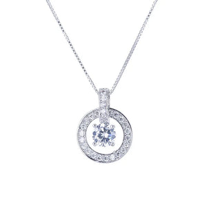 Austrian Crystal Sweet Bell Hollow Necklace for Women