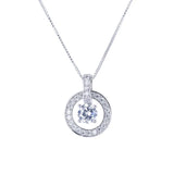 Austrian Crystal Sweet Bell Hollow Necklace for Women