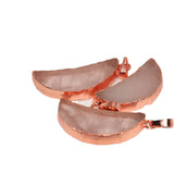 Pink Rose Quartz Moon Pendant for DIY Jewelry Women Accessory