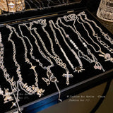 Colorful Heart Silver Plate Jewelry For Women