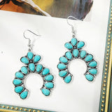 Bohemian Turquoise Retro Earrings Set