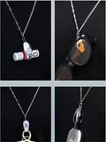 Punk Snake Head Pendant Necklace Charm - Birthday Gift