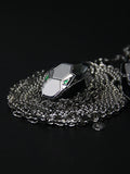 Punk Snake Head Pendant Necklace Charm - Birthday Gift