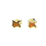 925 Silver Opal Fire Stud Earrings - Women Wedding Jewelry