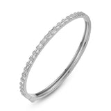 Silver Princess Bracelet Bangle for Women Anniversary Gift Jewelry