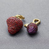 Red Little Strawberry Pendant Fresh Fruit Bag Pendant