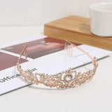 Rhinestone Crown Women's Birthday Crown Bridal Wedding Jewelry