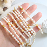Romantic Baroque Freshwater Pearl Beaded Necklace for Women