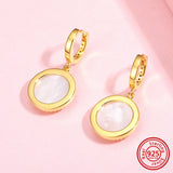 S925 Silver Eight-point Star Ear Jewelry Drop Earrings