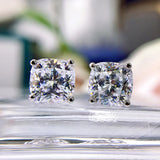 S925 Silver Pillow Earstuds Earrings Hot Selling in Europe and America