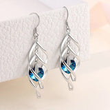 S925 Zircon Drop Earrings Wedding Jewelry