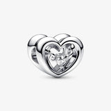 925 Silver Chinese Year Series Heart Earrings Bracelet Gift