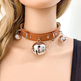 Sexy Punk Street Shot Nightclub Bell Collar Exaggerated Choker Necklace