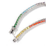 Colorful CZ Tennis Bracelet Classic Chain for Women