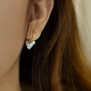 Zircon Pendant Earrings Set for Women