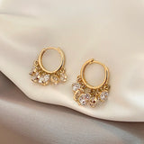 Zircon Pendant Earrings Set for Women